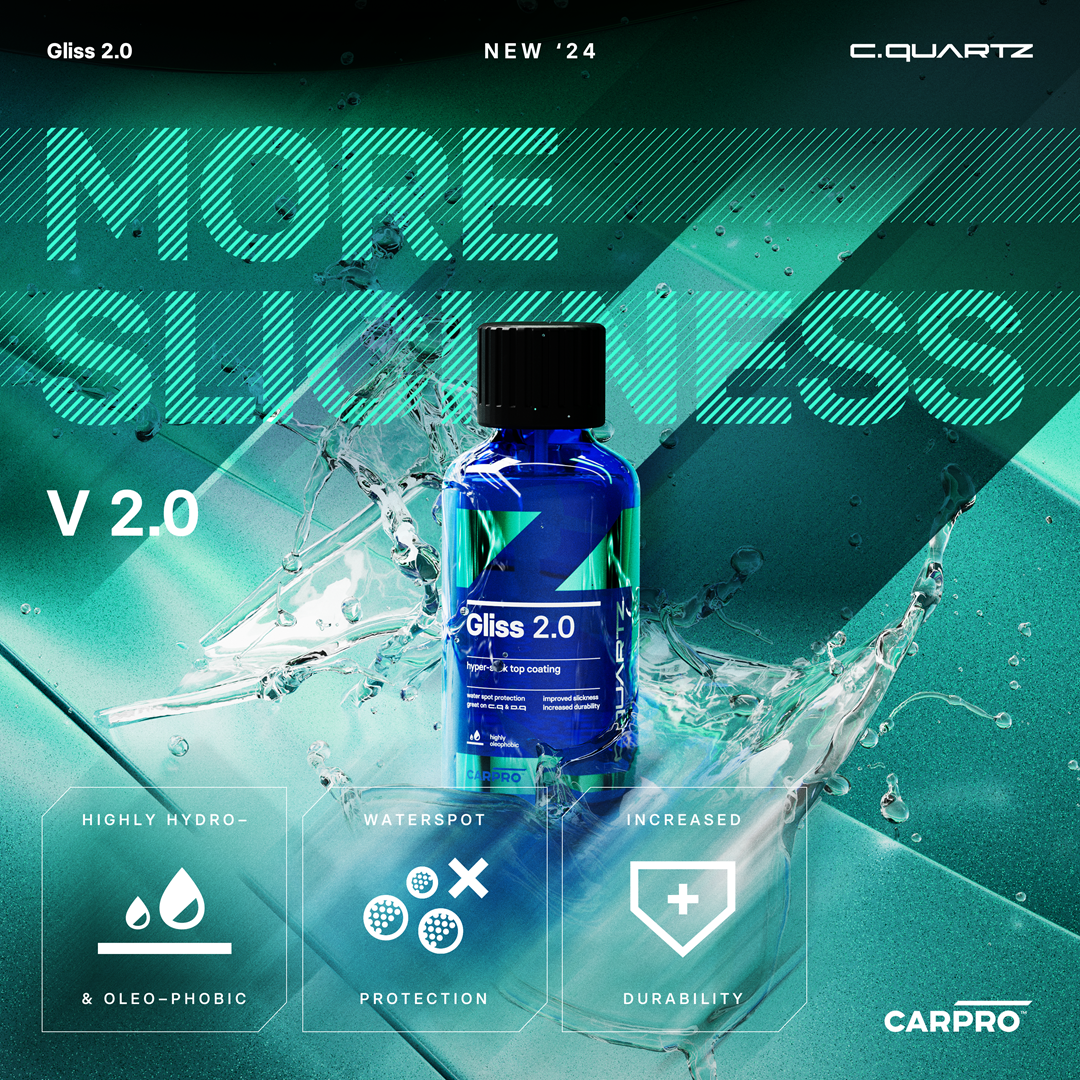 CQuartz Gliss2.0 - Yfircoat (oleophobic) 30ml/50ml