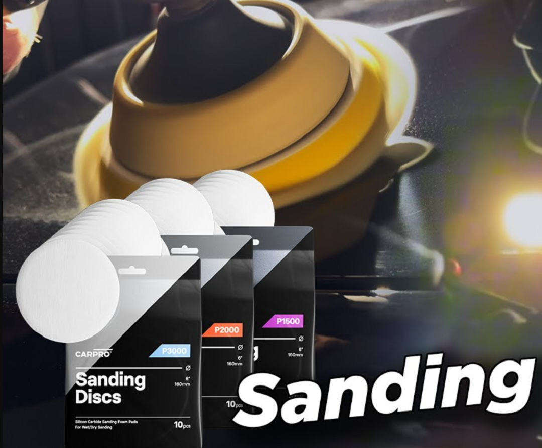 CARPRO SiC Sanding Disc - Slípipappír 3"/5" (þrír styrkleikar)