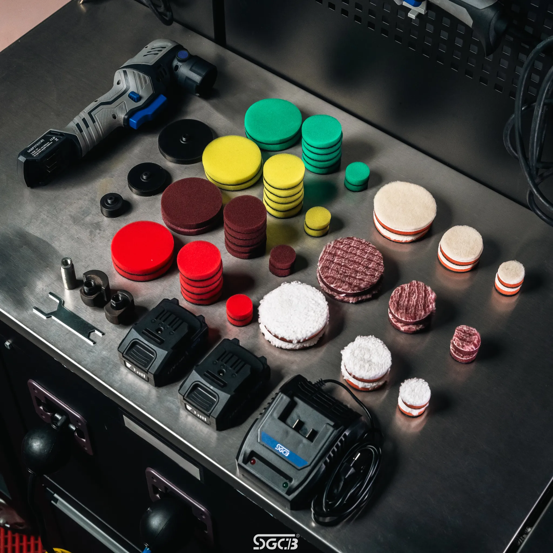 SGCB Carbon Mini Polisher - Fjölnota Nano Vél 1.2″/ 2″/3″ [NÝTT]