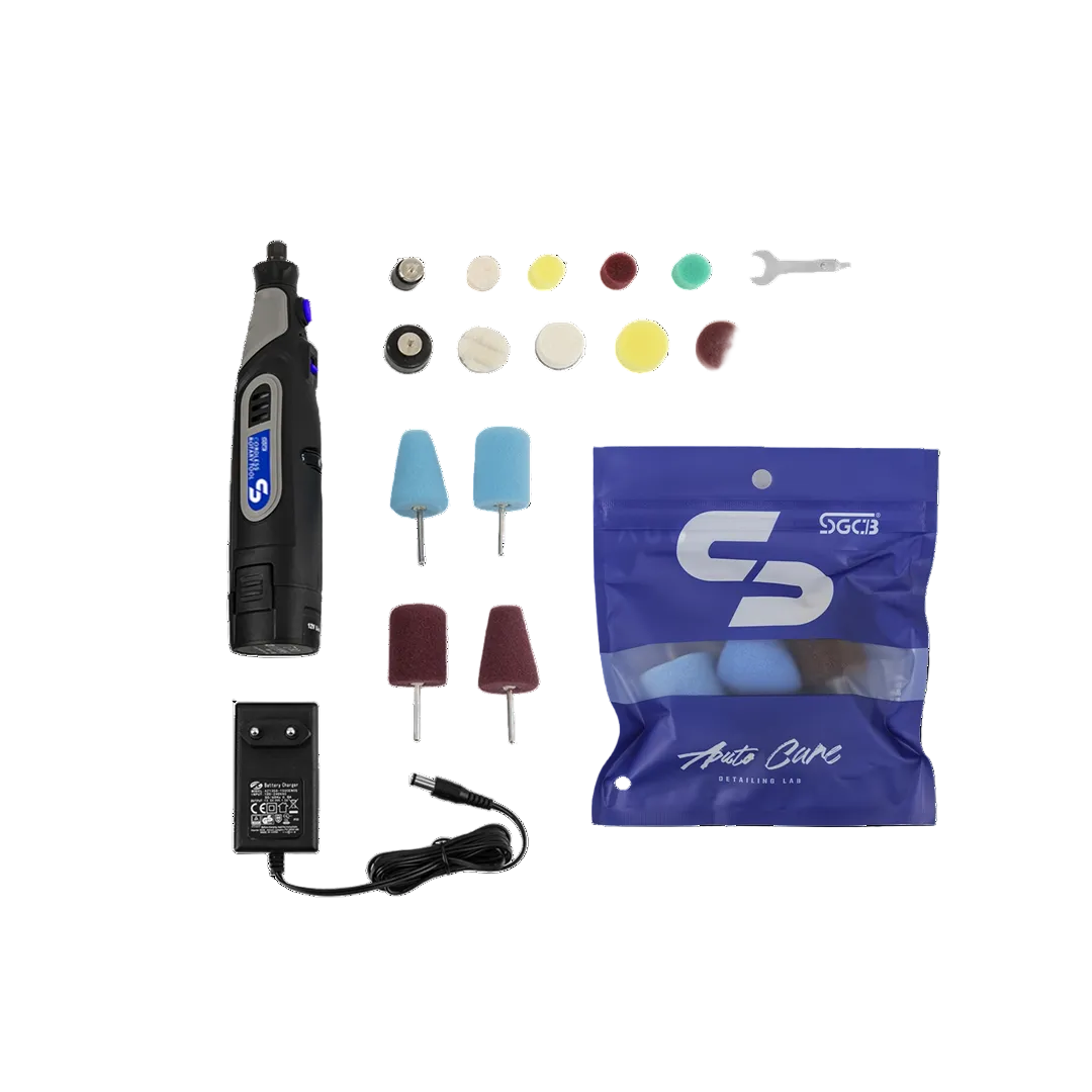 SGCB Cordless Dremel - Mini Rotary mössunarvél (12V rafhlaða) [NÝTT]