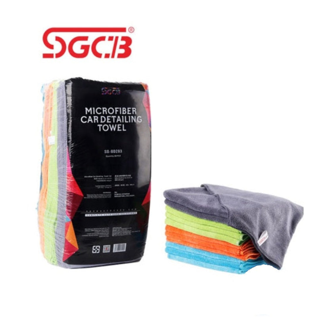 SGCB - Microfiber vinnuklútar (350gsm, 40x40, með saum) 36stk í pakka [NÝ VARA]