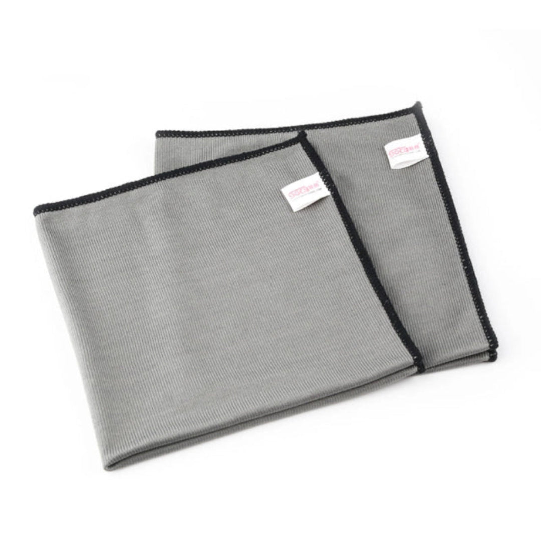 SGCB Glass Towel - Glerklútur (290gsm, 40x40cm, með saum) [NÝ VARA]