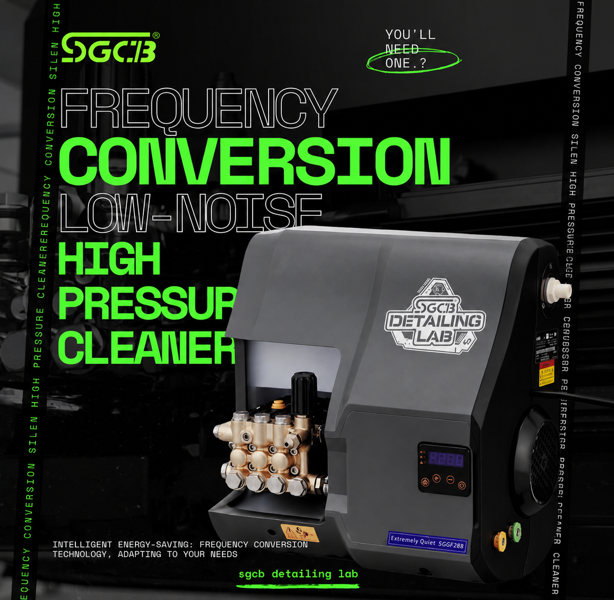 SGCB - Háþrýstidæla PRO (14.5 l/mín)