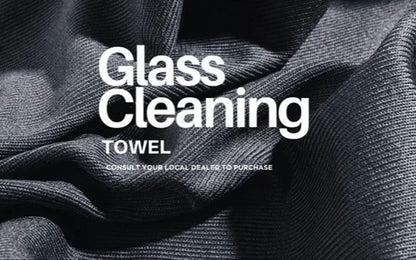 SGCB Glass Towel - Glerklútur (290gsm, 40x40cm, með saum) [NÝ VARA]