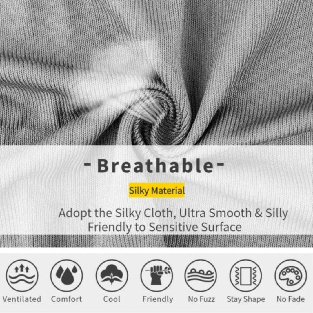SGCB Glass Towel - Glerklútur (290gsm, 40x40cm, með saum) [NÝ VARA]