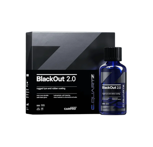 CQuartz BlackOut 2.0 - Dekkja- og gúmmícoat 50ml