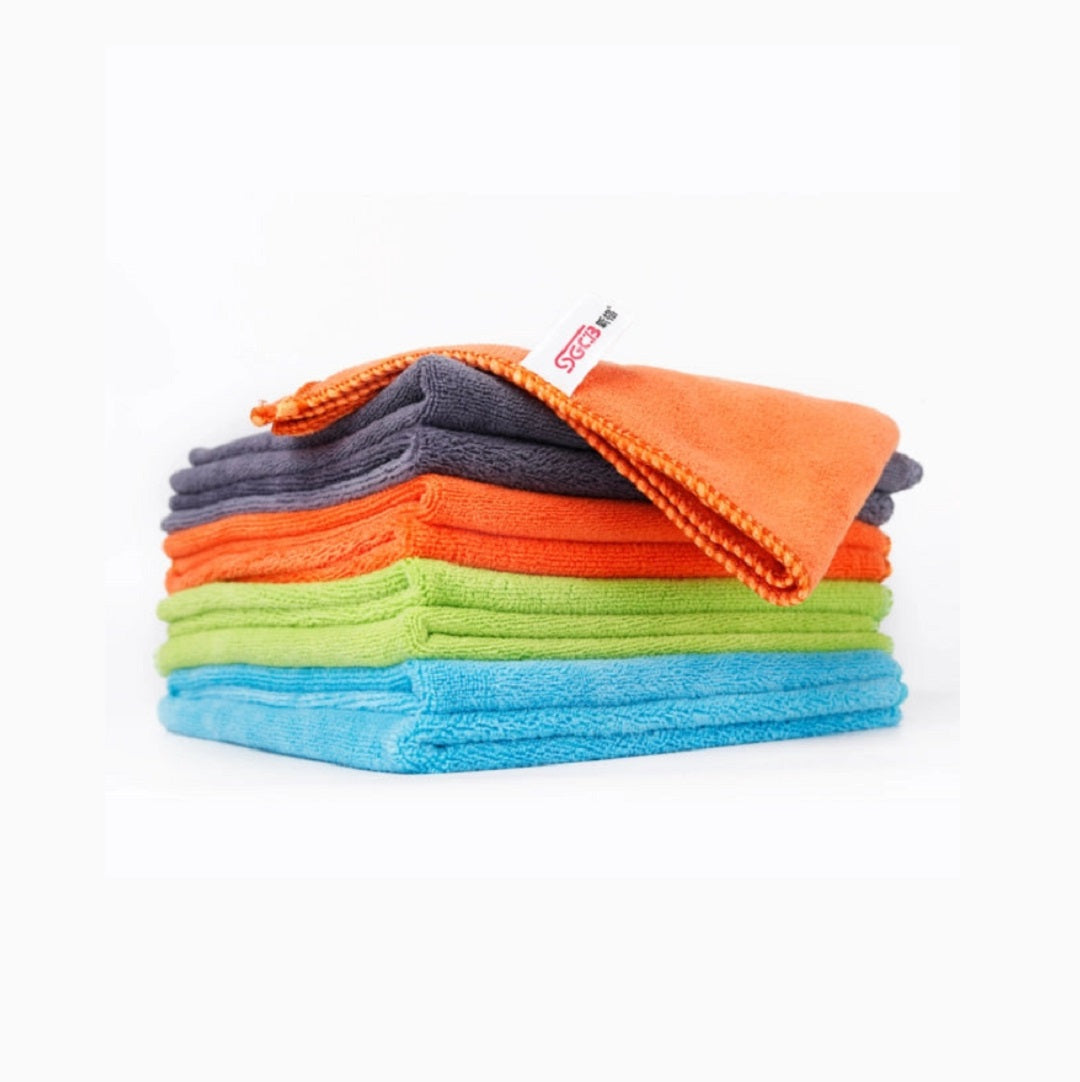 SGCB - Microfiber vinnuklútar (350gsm, 40x40, með saum) 36stk í pakka [NÝ VARA]